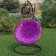 Villy swing pillow, diameter 115 cm, purple color