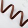 Velvet tape, 10 mm, 18 ± 1 m, brown color No. 119
