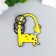 Keychain-keyword metal "Girafics, neck with a ring" 4.7x3.4 cm