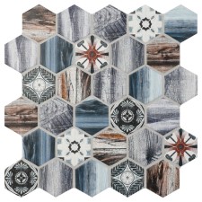 Mosaic porcelain bonaparte mumbai, 271x281x6 mm