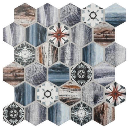 Mosaic porcelain bonaparte mumbai, 271x281x6 mm