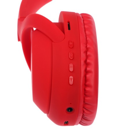 MZ300 headphones, wireless, full -size, microphone, BT 5.3, 400 mAh, red-5