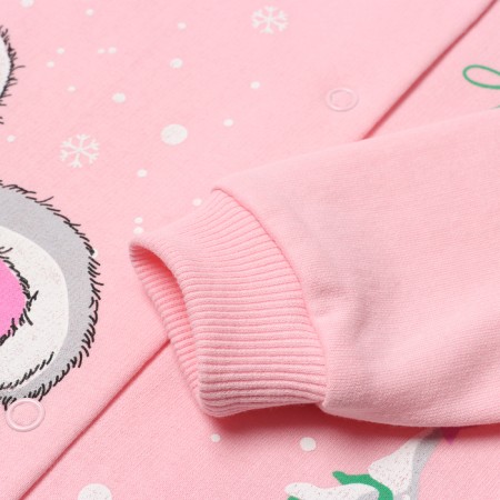 The overalls are children, the color is light pink, height is 74 cm-2