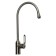 Kitchen mixer Zein Z3742, "Drop", single -leaf, pour height 26 cm, graphite