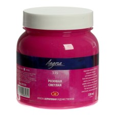 Acrylic artistic paint in a bank 220 ml, ZHK 