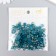 Decor for creativity plastic "Half of beads. Blue gamma" 20 g 0.8x0.8 cm