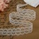 Capricon lace, 30 mm × 10 ± 1 m, white color