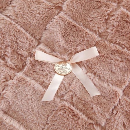 Madeline bedspread, 220x240 cm size, beige color-3