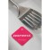 Stainless steel blade perforated share “Standard”, length 33.5 cm, with holes