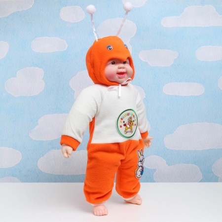 Funny doll in a hood 55cm, mix-9