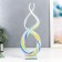Interior glass souvenir "Vitk" under Murano glass 38x4x14 cm