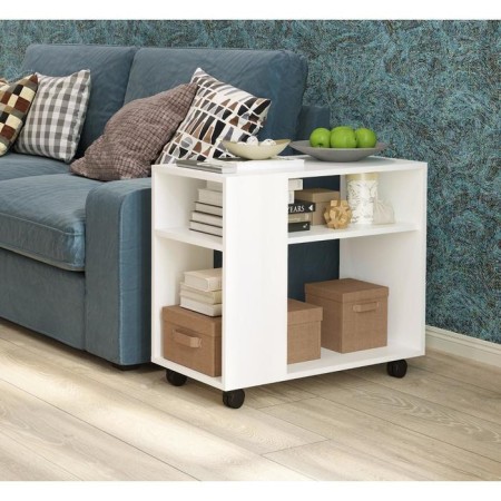 Bruno coffee table on wheels, 700x350x600, white
