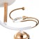 Chandelier 2001/2 E27 60W white-gold 44x26x25 cm