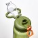 Water bottle, 800 ml, "movement - life", with a drinker, green