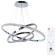 Orione 3 cm chandelier, D 80 cm, 1x160W LED