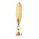 Vertical "Yaman" bullet with a tee, size 32 mm, 4.7 g, color nickel