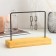 Earrings stand, 1 tier, without separation, wide, 20 × 7 × 15, black color