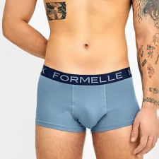 A set of men's panties boxers (2 pcs), the color is foggy blue, size 52 (xl)