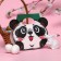 Folding box "Panda", 19.5 x 20 x 7 cm