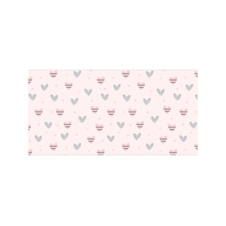 Basket for toys "Heart in strip, size 35x50 cm-1