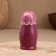 Matryoshka "Love", lilac scarf, 5 doll, 11.5 cm