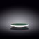 Round plate Wilmax England Spiral, D = 18 cm, green color
