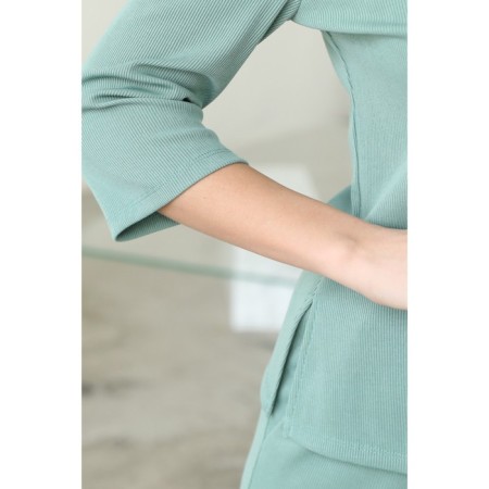 Female suit, size 46, mint color-5