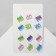 Brooch "Marmalade bears", color mix (indivisible packing 12 pcs., Price per pcs.)