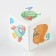Wooden cubes "Cubes for wise men. Learn the alphabet »12 pcs (white)