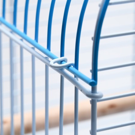 BD-3/1O bird cage, opening roof, 47.5 x 37 x 70 cm, blue-11