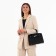 Female bag on a valve, black color