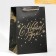 Laminated “gold” package, 21 x 30 x 15 cm, new year