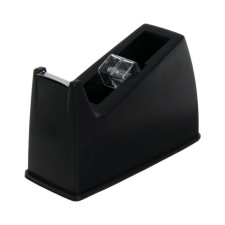 The dispenser for adhesive tape is desktop, weighted, large, mix