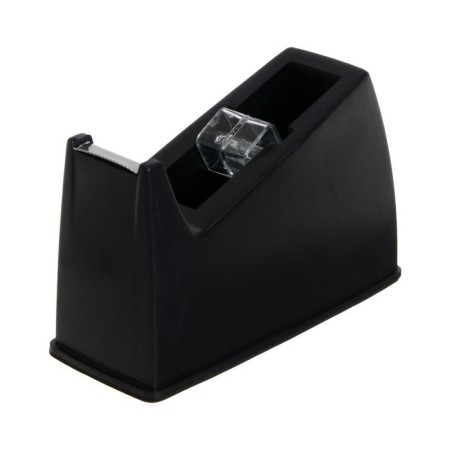 The dispenser for adhesive tape is desktop, weighted, large, mix