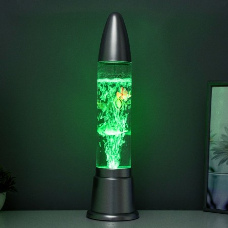 Aquarium lamp Led RGB, Lava, silver 12x12x50 cm-3
