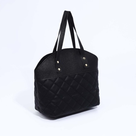 Bag Tout on fasteners, black color-1