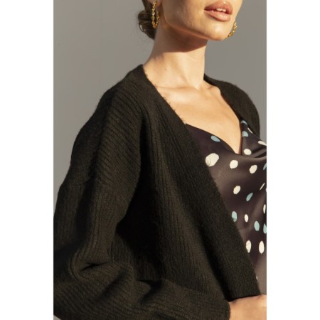Cardigan female, size s, black color 62050-2