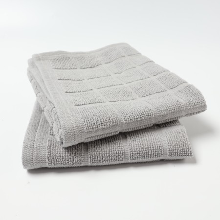 Set of towels Ethel "Grey Cell" 43x66cm - 2 pcs, col. Gray, hl. 100%-10