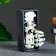 Holder-stand for the books "Skeleton", black and white