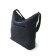 Bag bag with zipper, black/white/silver color