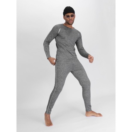 Male thermal underwear, size 50-52, gray color-14