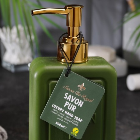 Liquid luxury hand soap "Savon de Royal" green, 500 ml-5