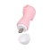 Vacuum-wave stimulator Flovetta ixora, 9.8 cm, silicone, pink color