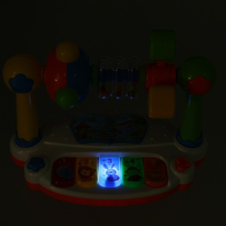 Developing toy "Fun games", sound and light effects, with mobile elements-9