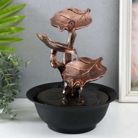 The desktop fountain from the Bronze Lotuses network 21.5x21.5x27 cm-1