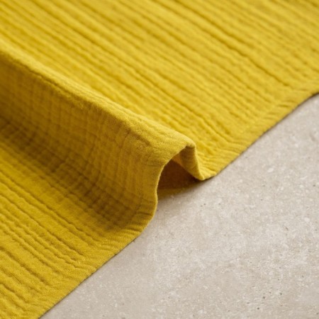Pasionaria “Shifu”, Muslin, 250 gr, size 30x50 cm, mustard color-1