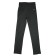 Pants for girls, height 128 cm, black-gray color