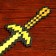 Set of wooden souvenirs "Golden Weapon" Shield, Sword