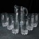 Set of drinking glass Sylvana, Capherine 1.35 liters, glasses 385 ml, 6 pcs