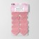 Knitted elements "Heart", 3.5 × 3 cm, 10 pcs, pink color